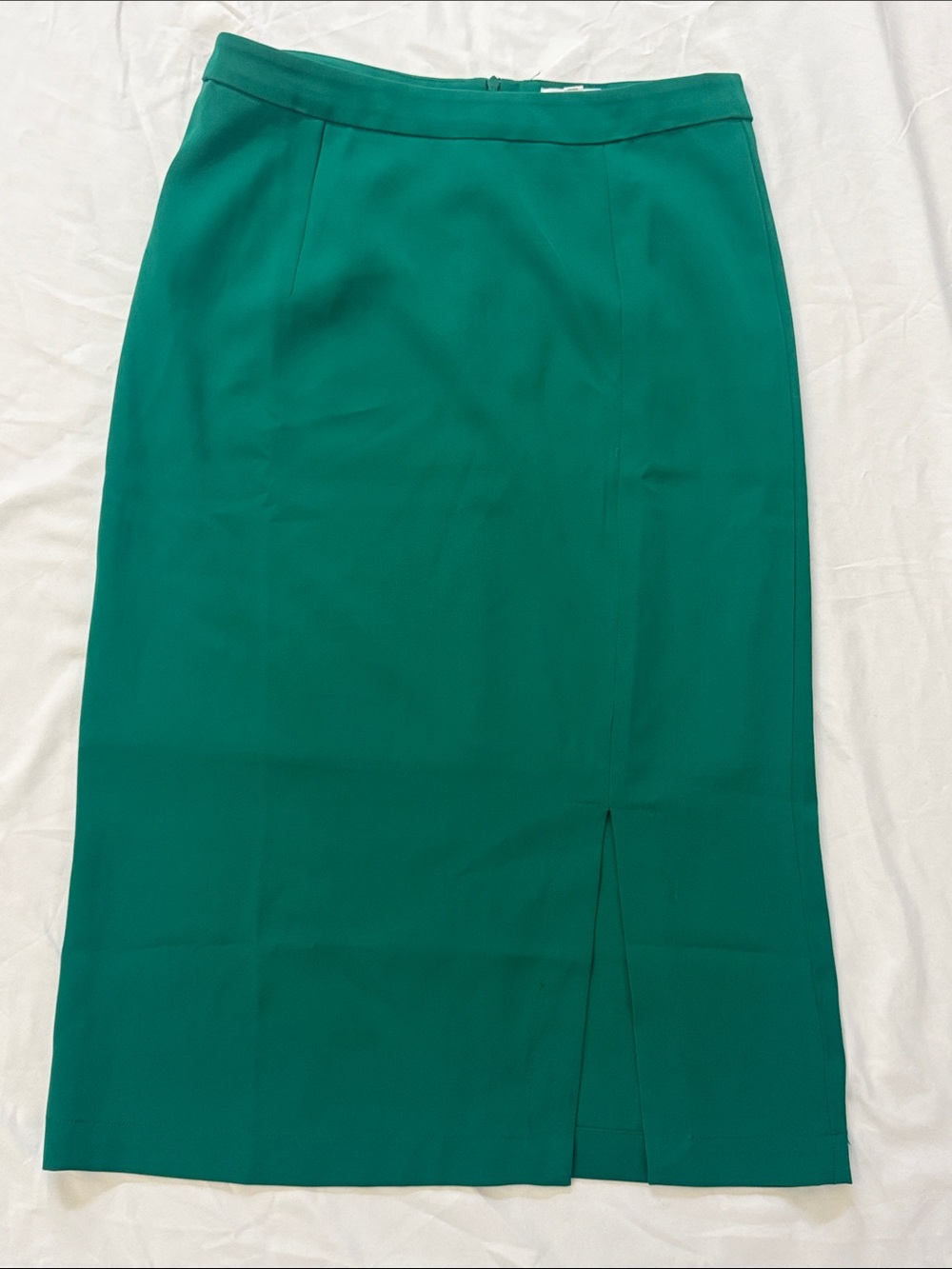 Emerald green skirt